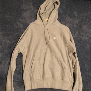 Grey champion hoodie!!